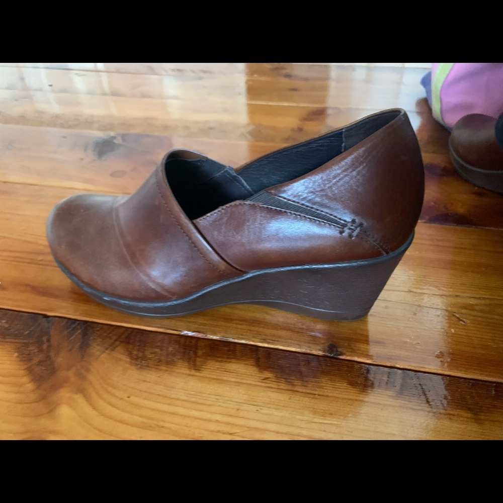 Brown Clogs - image 1